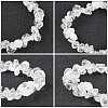 Valentines Day for Lovers Ideas Crystal Chips Stretch Bracelets X-BJEW-JB01308-07-4