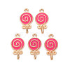 Alloy Pendant Rhinestone Settings ENAM-S121-095C-2
