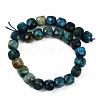 Natural Tiger Eye Dyed Beads Strands G-H028-A01-02A-3