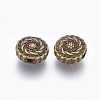 Tibetan Style Alloy Beads TIBEB-R022-AB-LF-2