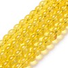 Baking Paint Glass Beads Strands X-DGLA-Q023-8mm-DB29-4