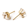 Ion Plating(IP) 304 Stainless Steel Stud Earring Findings STAS-M315-02G-04-2