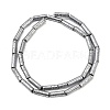 Electroplated Natural Lava Rock Beads Strands G-K388-03B-03-1
