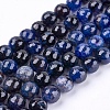 Natural Agate Round Beads Strand G-L084-10mm-27-1