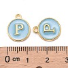 Golden Plated Alloy Enamel Charms ENAM-S118-04P-3