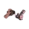 Natural Rhodonite Coconut Tree Pendants G-N342-02D-2