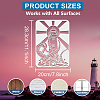 MAYJOYDIY US 1Pc Lighthouse PET Hollow Out Drawing Painting Stencils DIY-MA0004-65A-65B-4