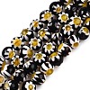 Round Millefiori Glass Beads Strands X-LK-P001-31-1