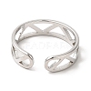 Non-Tarnish 201 Stainless Steel Ring RJEW-E063-02P-3