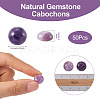 Natural Amethyst Cabochons G-R416-12mm-30-3