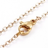 Pendant & Paperclip Chain Necklaces Set NJEW-JN02752-4