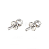 Tarnish Resistant 304 Stainless Steel Peg Bails Pendants X-STAS-D448-086P-1