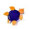 Handmade Lampwork Turtle with Evil Eye Figurine Display Decorations LAMP-N034-25D-3