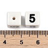 Glazed Porcelain Beads PORC-R003-07-05-3