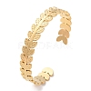 304 Stainless Steel Cuff Bangles for Women BJEW-K263-05G-03-1