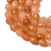 Natural Red Aventurine Beads Strands G-K376-F15-01-4