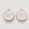Golden Plated Alloy Charms ENAM-S118-01W-1