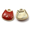Golden Plated Alloy Charms ENAM-L042-01G-06-1