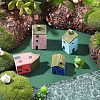 Resin Tiny House Decorations Set DJEW-WH0066-01-5