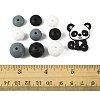 40Pcs 10 Styles Silicone Beads SIL-FS0001-27B-5