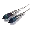 Natural Fluorite Pointed Dowsing Pendulum Big Pendants G-H285-06P-A30-2