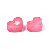 Transparent Printed Acrylic Beads MACR-S373-124-H08-4