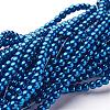 Glass Pearl Beads Strands HY-3D-B72-3