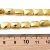 Electroplate Glass Beads Strands EGLA-F166-18-5