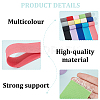 BENECREAT 15M 15 Colors Polyester Flat Elastic Rubber Band OCOR-BC0005-97-4