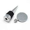 Zinc Alloy Wine Bottle Stoppers Cabochon Settings LS-MAK-R022-02-3