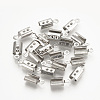 Tarnish Resistant 304 Stainless Steel Folding Crimp Ends X-STAS-T015-43-4