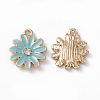 Alloy Rhinestone Pendants PALLOY-P287-01LG-03-1