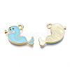 Alloy Enamel Pendants PALLOY-N170-028A-NR-2