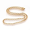 304 Stainless Steel Rolo Chain Necklaces NJEW-G313-13G-1