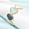 304 Stainless Steel Enamel Open Cuff Bangles SA-CBA4992-04-2