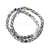 Electroplate Glass Beads Strands GLAA-G112-07I-2