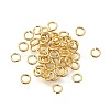 Brass Open Jump Rings KK-B147-03A-G-1