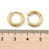 Ion Plating(IP) 304 Stainless Steel Huggie Hoop Earrings EJEW-G272-01-8mm-G-4