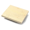 6-Slot Rectangle Wood Earring Display Stands EDIS-R027-04D-2
