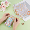50Pcs Gold Stamping Moon & Star Organza Drawstring Gift Storage Bags OP-BBC0001-03B-01-3