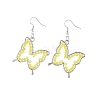 Glass Dangle Earring & Pendant Necklace Jewelry Sets SJEW-JS01076-05-7
