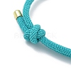 Adjustable Nylon Round Milan Cord Slider Bracelet Making FB-H001-01G-08-2