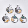 Mixed Shell Pendants SHEL-S275-06-1