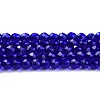 Transparent Glass Beads Strands GLAA-H021-04-09-2
