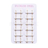304 Stainless Steel Huggie Hoop Earrings EJEW-L252-042G-3