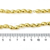 Electroplated Strong Magnetic Synthetic Hematite Beads Strands G-P518-03B-4