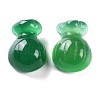 Natural Green Onyx Agate Cabochons G-H231-15-2