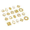 Cheriswelry 40Pcs 10 Style Alloy Open Back Bezel Pendants PALLOY-CW0001-02-11