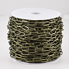Unwelded Iron Paperclip Chains CH-S125-02C-AB-2