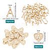 BENECREAT 2 Sets 2 Style Alloy Pendants FIND-BC0002-71-2